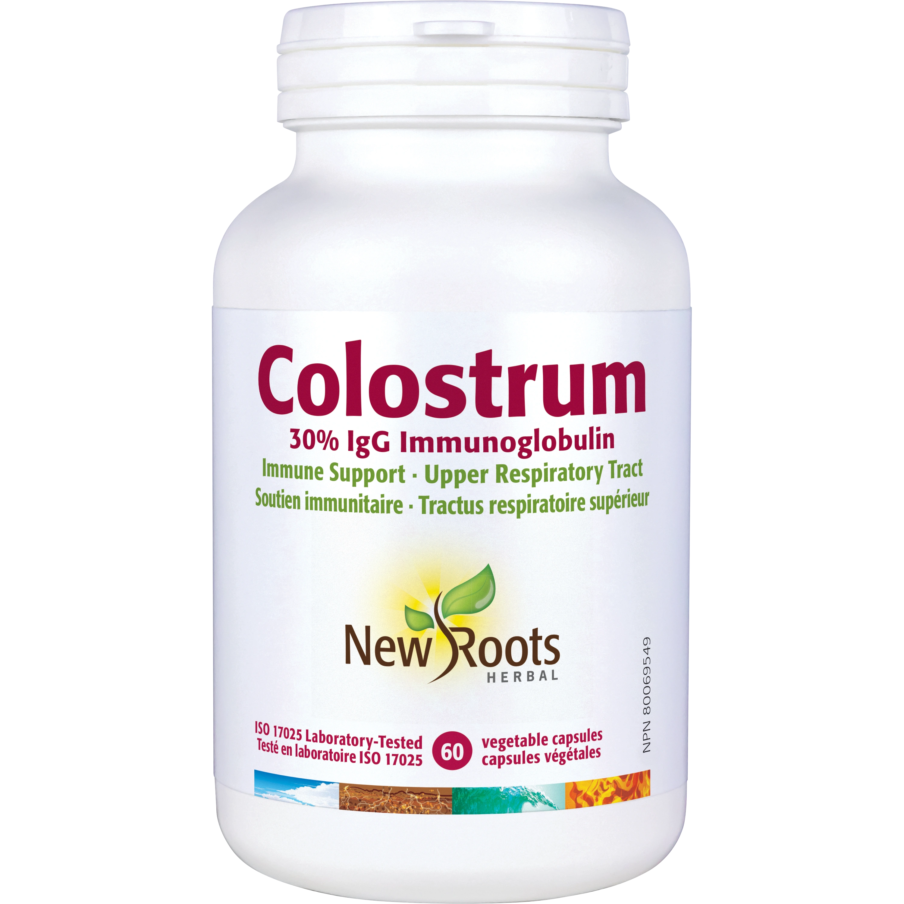 New Roots Colostrum 305 IgG Immunoglobulin, Various Sizes