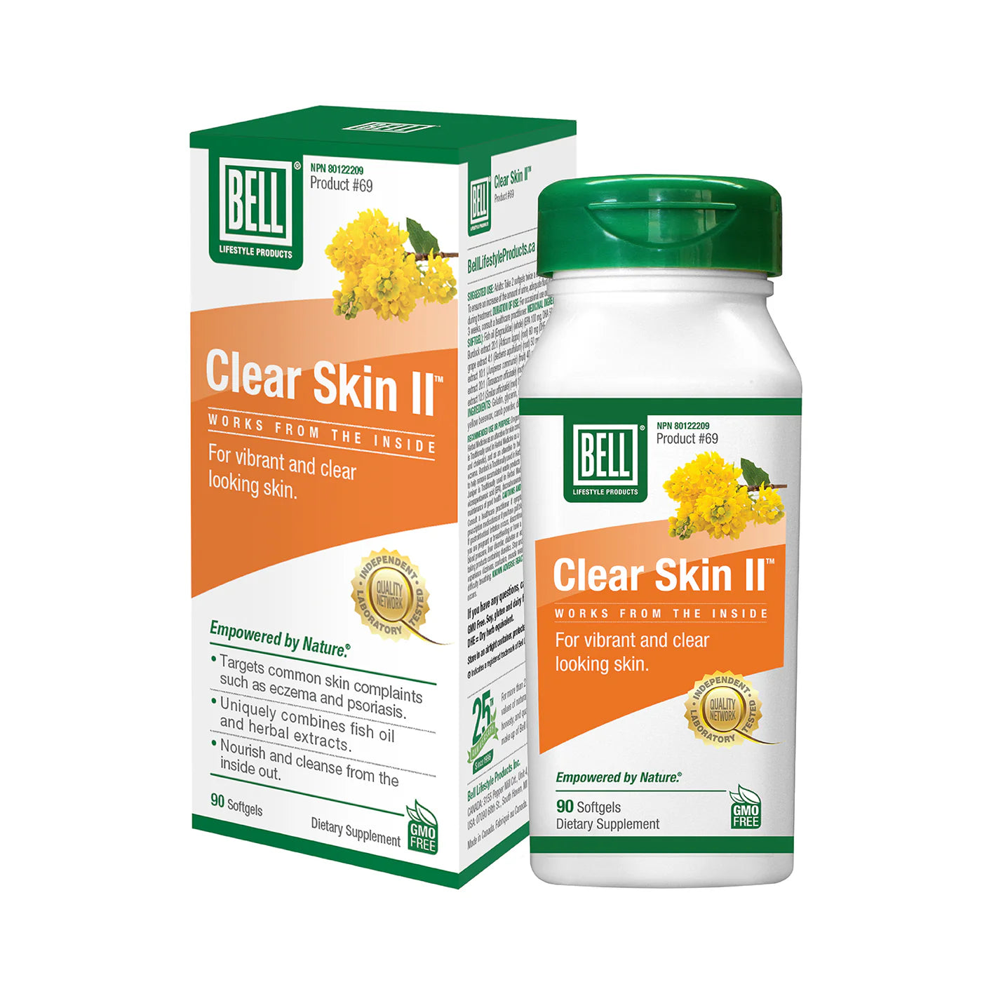 Bell lifestyle products Clear Skin II, 90 softgels