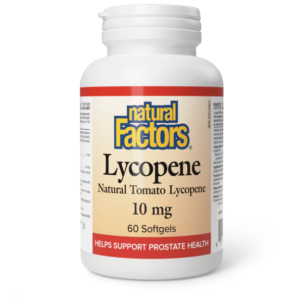 Natural Factors Lycopene 10mg, 60 softgels
