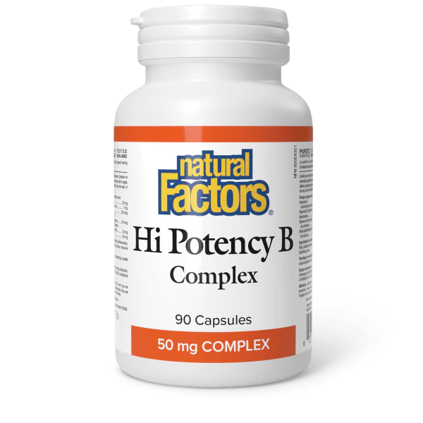 Natural Factors High Potency B Complex, 90 capsules
