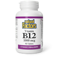 Natural Factors Vitamin B12 1000mcg, 90 capsules