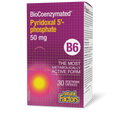 Natural Factors Vitamin B6 Pyridoxal 5'-phosphate 50mg, 30 capsules