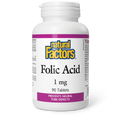 Natural Factors Folic Acid 1mcg, 90 tablets