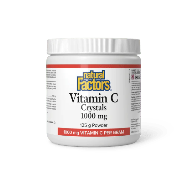 Natural Factors Vitamin C 1000mg Crystals, Various Sizes