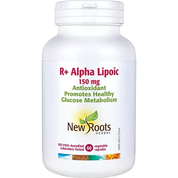 New Roots R+ Alpha Lipoic 150mg, 60 capsules