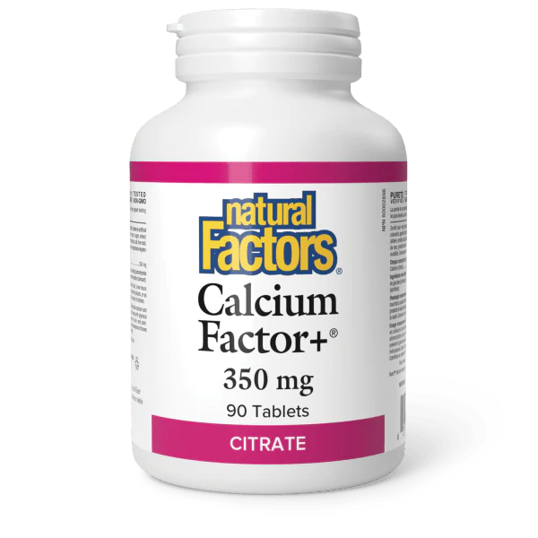 Natural Factors Calcium Factor+ 350mg, 90 tablets
