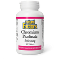 Natural Factors Chromium Picolinate 500mcg, 90 tablets