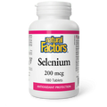 Natural Factors Selenium 200mcg, 180 tablets