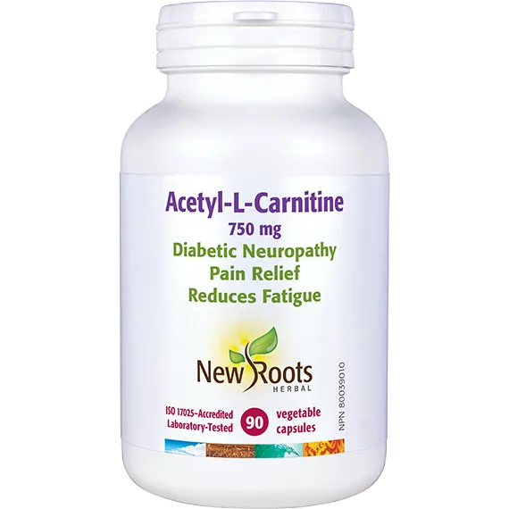 New Roots Acetyl-L-Carnitine, 750mg