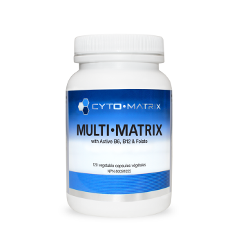 Cyto-Matrix Multi Matrix with Active B6, B12 & Folate, 120 capsules