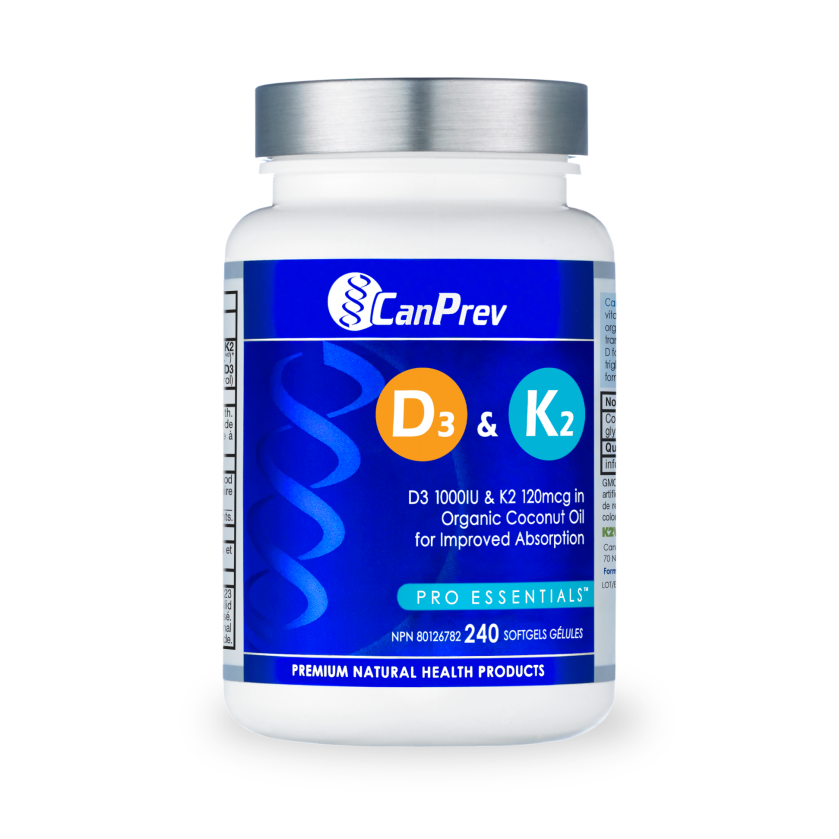 CanPrev D3 & K2, 240 softgels