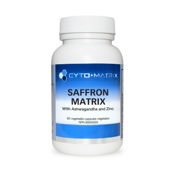 Cyto-Matrix Saffron Matrix with Ashwaganda and Zinc, 60 capsules
