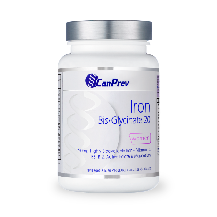 CanPrev Iron Bis-Glycinate 20 Women, 90 capsules