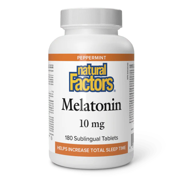 Natural Factors Melatonin 10mg, 180 tablets