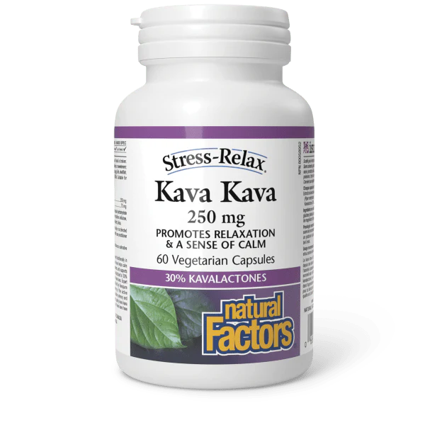 Natural Factors Kava Kava 250mg, 60 capsules