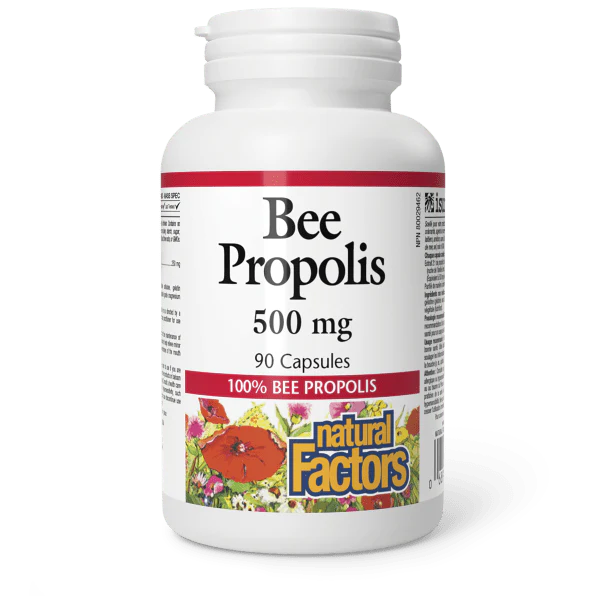 Natural Factors Bee Propolis 500mg, 90 capsules