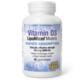 Natural Factors Vitamin D3 LipoMicel 2000 IU, 90 softgels