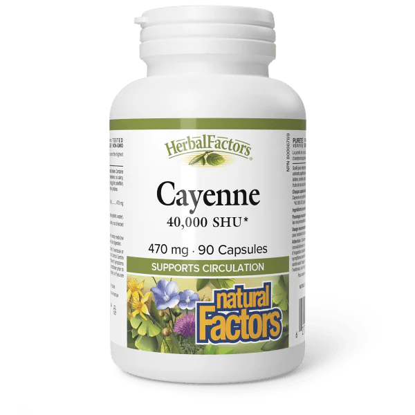 Natural Factors Cyaenne, 90 capsules