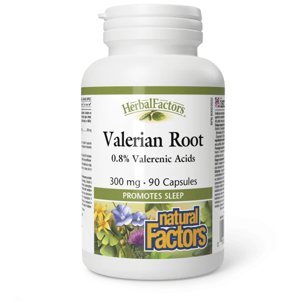 Natural Factors Valerian Root 0.8% Valerenic Acids 300mg, 90 capsules