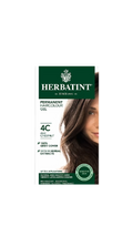 Herbatint hair color gel packaging with a woman's face on a white background