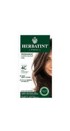 Herbatint hair color gel packaging with a woman's face on a white background