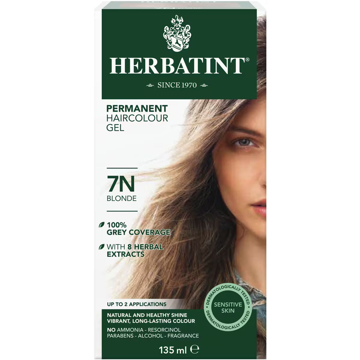 Herbatint Permanent Hair Colour Gel 7N Blonde