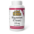 Natural Factors Magnesium Citrate 150mg, 210 capsules