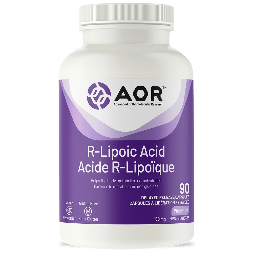 AOR R-Lipoic Acid, 90 capsules