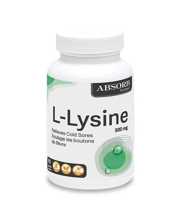 Absorb Science L-Lysine, 500mg