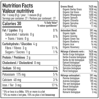 Botanica Perfect Greens Unflavored Powder