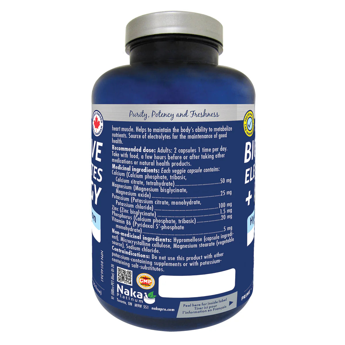 Naka Platinum Bioactive Electrolytes + Energy, 150 capsules