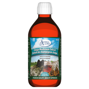 Omega Alpha Chaga Mushroom Extract, 250ml, Clearance