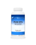 Cyto Matrix Peak EPA supplement bottle on a white background