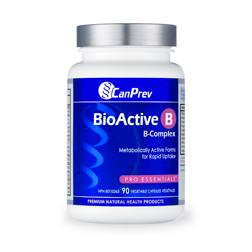 CanPrev BioActive B Complex, 90 capsules