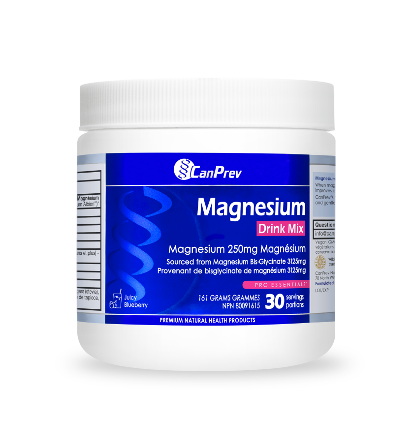 CanPrev Magnesium Bis-Glycinate 250 Ultra gentle, Juicy Berry Flavour, 161g