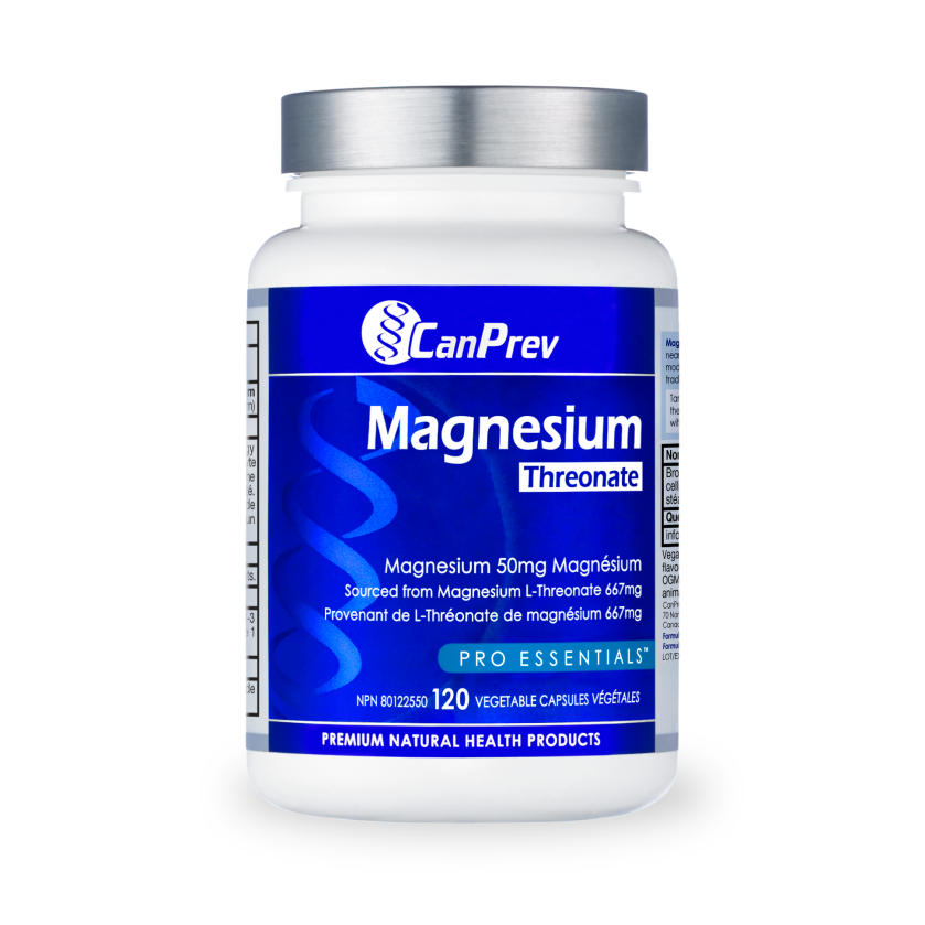 CanPrev Magnesium Threonate, 120 capsules
