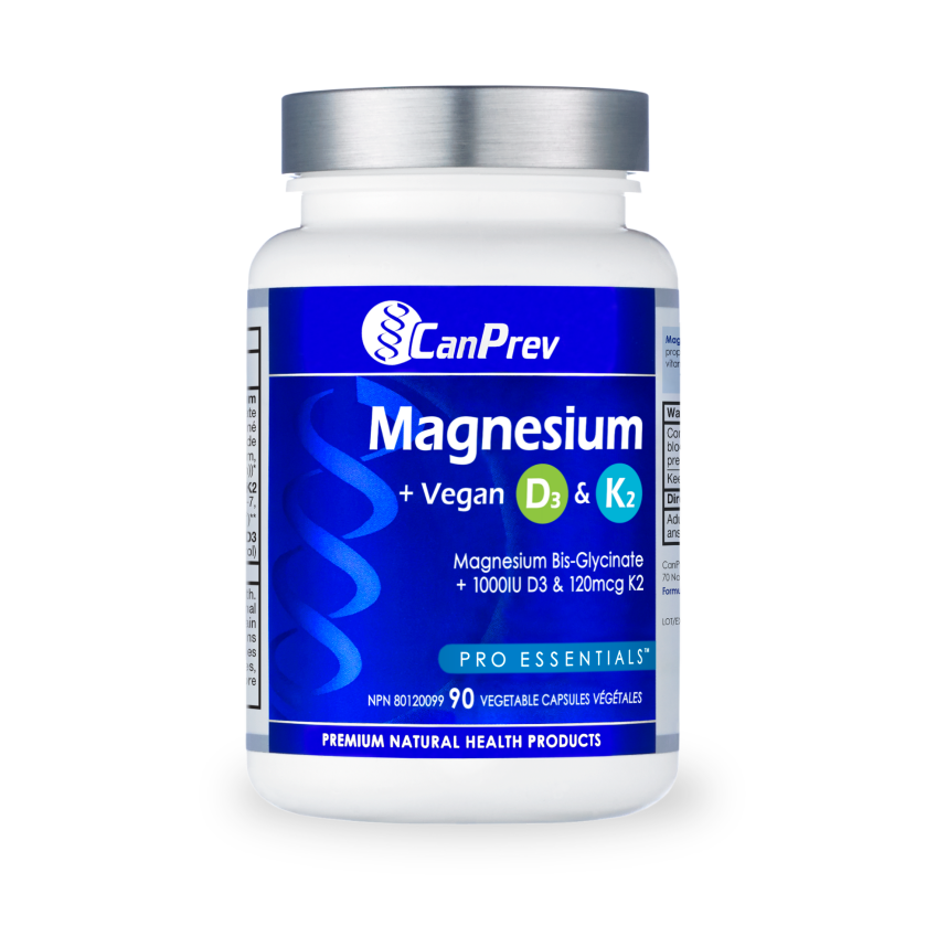 Canprev Magnesium + Vegan D3 & K2