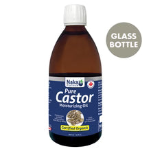 Naka Platinum Pure Castor Moisturizing Oil Certified Organic (Cold Pressed), Various Sizes