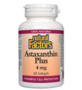 Natural Factors Astaxanthin Plus 4mg, 60 softgels