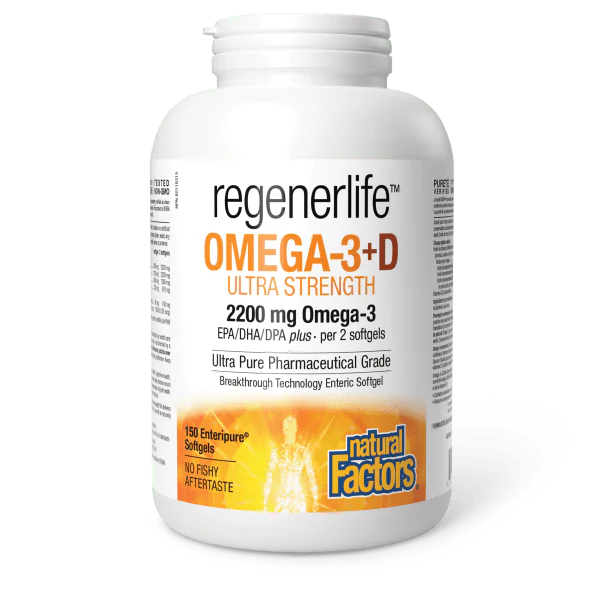Natural Factors Regenerlife™ Omega-3+D