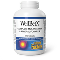 Natural Factors WellBetX Complete Multivitamin & Mineral Formula, 120 tablets