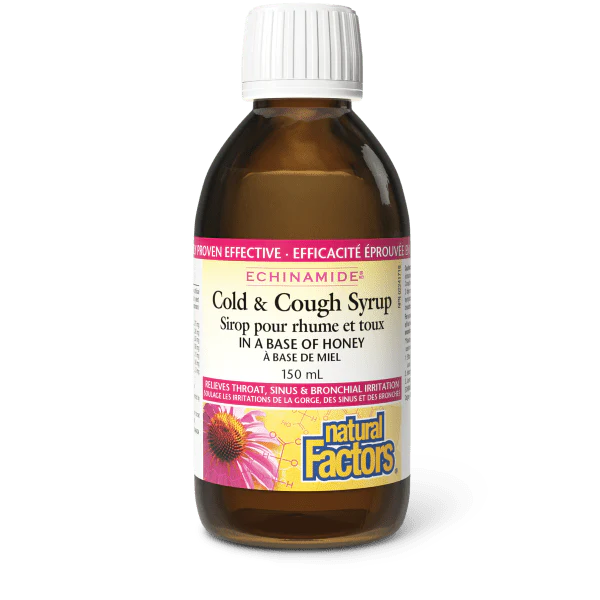 Natural Factors Echinamide Cold & Cough Syrup, 150ml