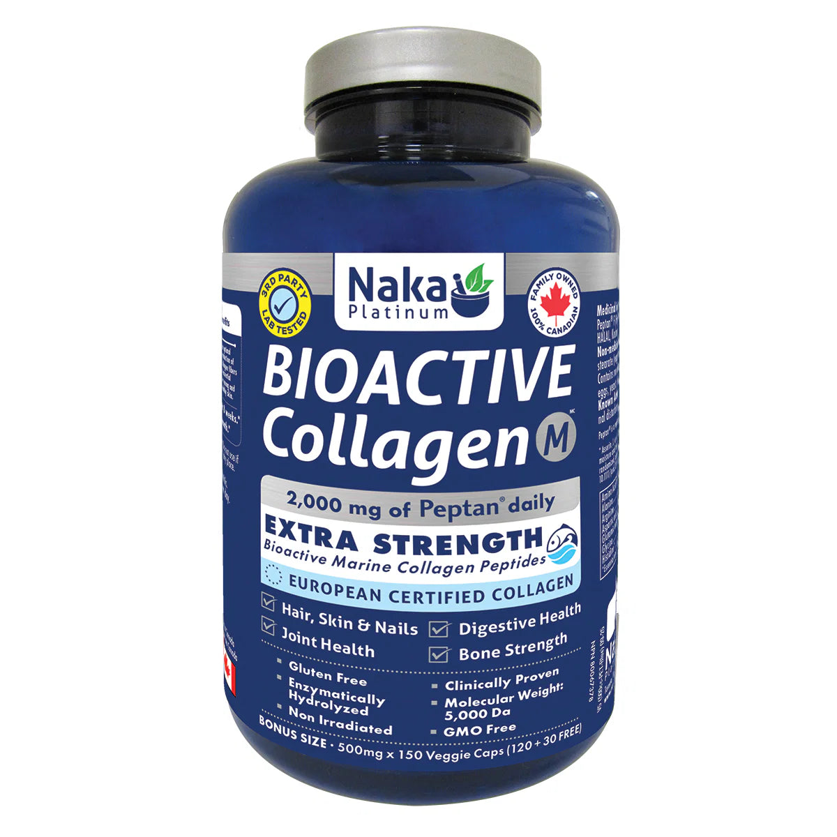 Naka Platinum Ultra Collagen Pro Collagen M, 150 capsules