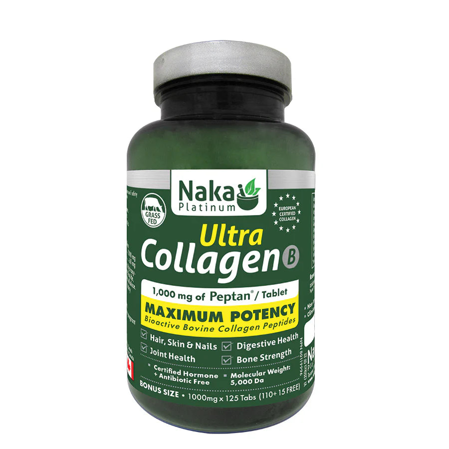 Naka Platinum Ultra Collagen B 1000mg Peptan, 125 tablets