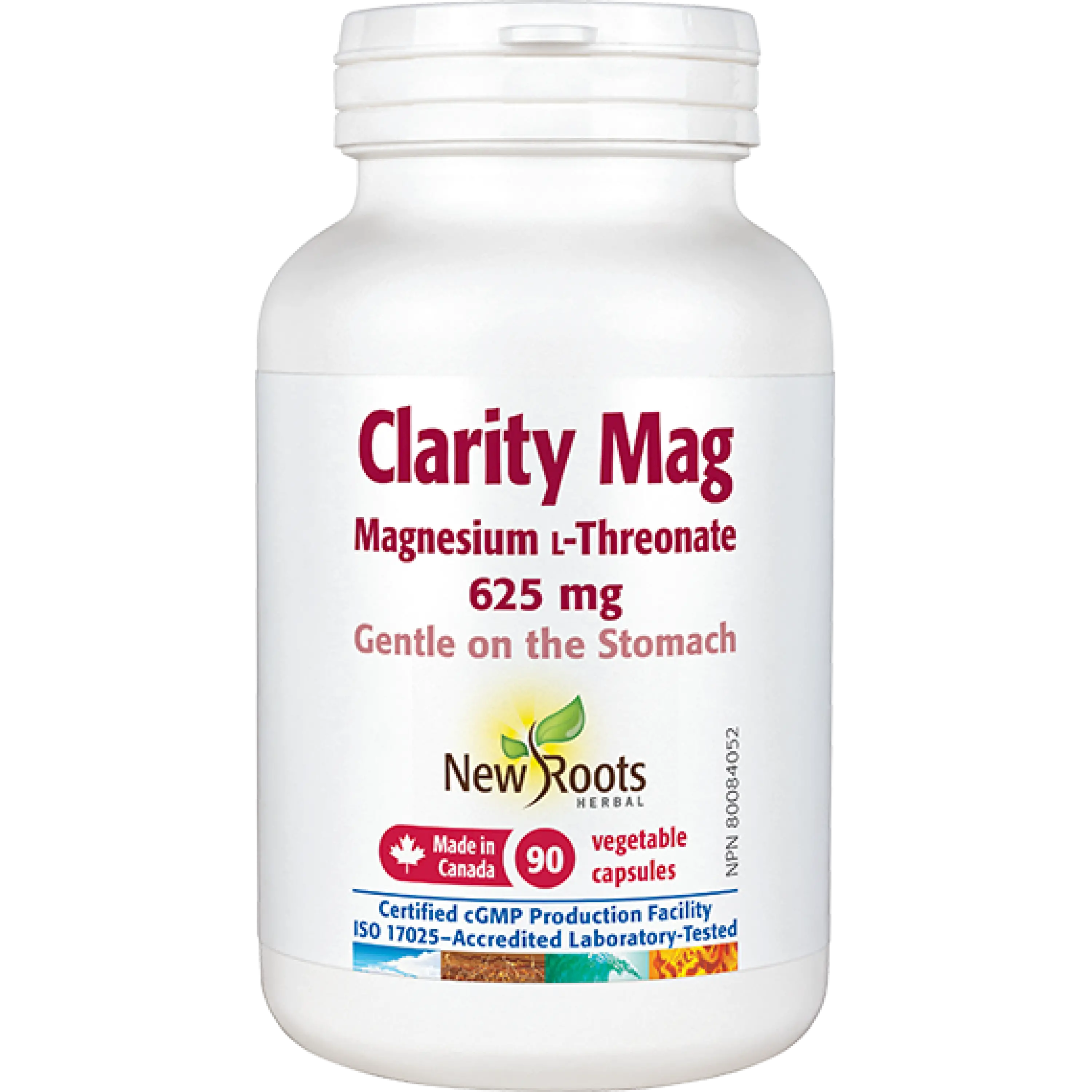 New Roots Magnesium L-Threonate 625mg, 90 capsules
