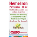 New Roots Heme Iron Polypeptide 11mg, 60 capsules