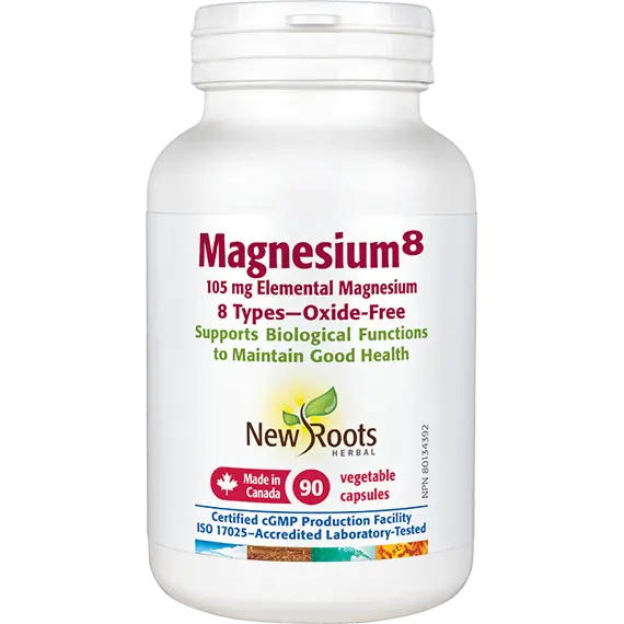 New Roots Magnesium 8 Types, 90 capsules