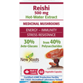 New Roots Reishi, 500mg, 60 capsules