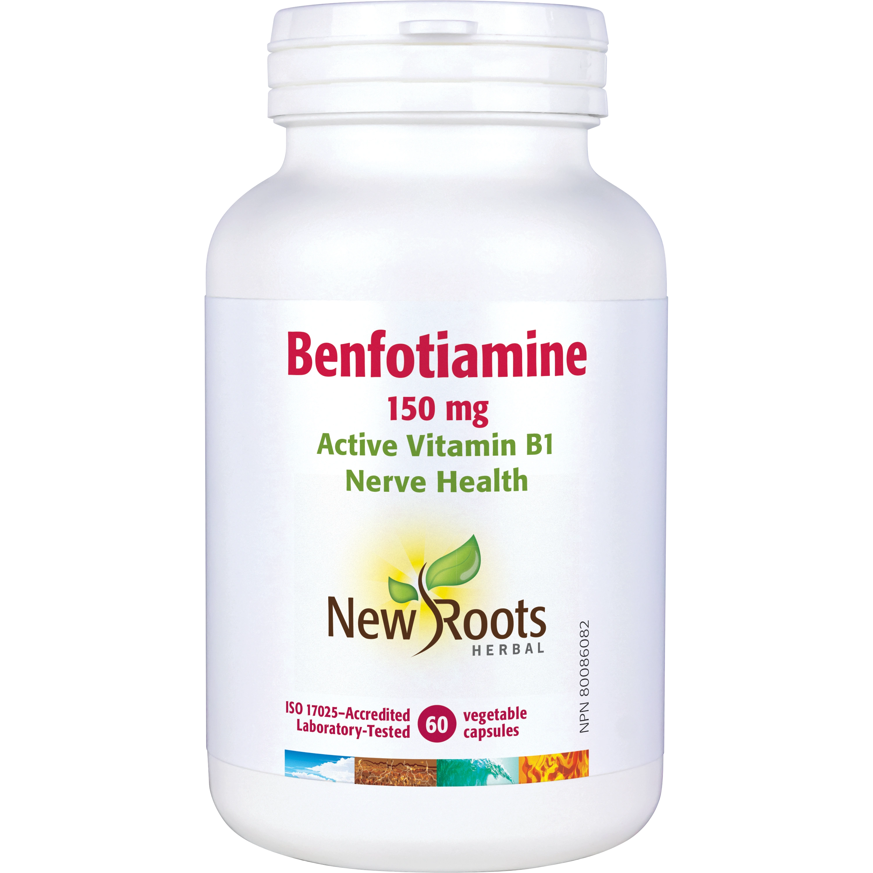 New Roots Benfotiamine 150mg, 60 capsules