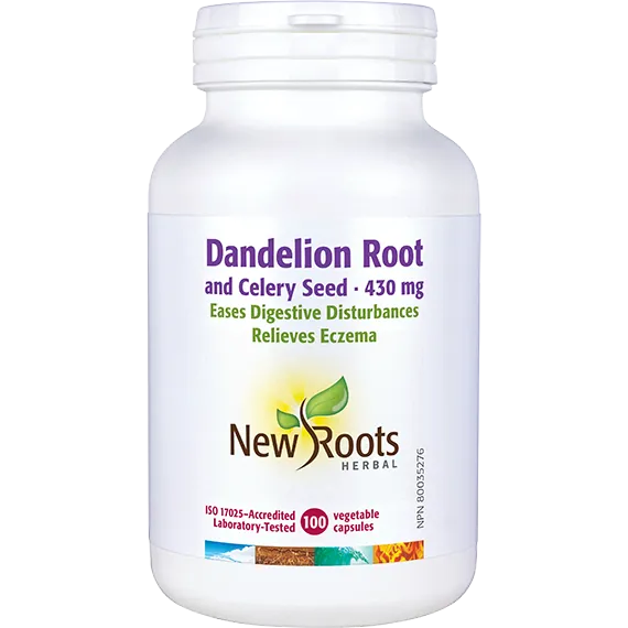 New Roots Dandelion Root and Celery Seed, 100capsules